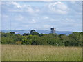 Droitwich water tower with Wychbold radio transmitter mast