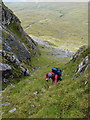 NH0441 : Up the grassy gully by Richard Law