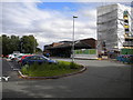 Car park and bus turning area, Birchwood station