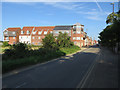 Holkham Road entering Wells-next-the-Sea