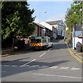 Bron Afon lorry ascends High Street, Abersychan