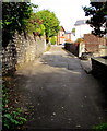 Road ascending from the A4043 to Ffrwd Road, Abersychan