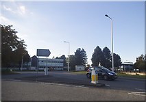 SU4867 : Roundabout on the A4, Newbury by David Howard