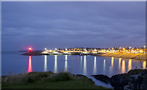 J5082 : Bangor harbour at night by Rossographer
