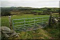 SN6246 : Field gate and upland grazing by Philip Halling