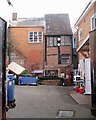 Rear of premises, south side of Market Place, Warwick