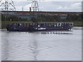 Airbus barge at Connahs Quay