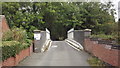 Narrow railway bridge in Forest Drive, Kirby Fields