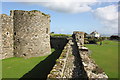 SH6076 : The Outer Curtain Wall at Beaumaris Castle by Jeff Buck