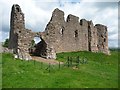 NY7914 : Entrance and south-east corner, Brough Castle by Christine Johnstone