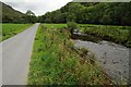 Road beside Afon Cothi