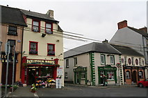 S6012 : Colourful shops and pub by Ballybricken Green, Waterford by Chris