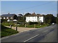 Houses at byway junction on Titnore Lane