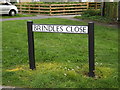 Brindles Close sign