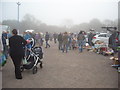 Blunsdon car boot sale in the fog