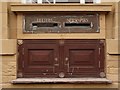 Dual posting boxes, former post office building, Colne