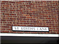 St.Ediths Lane sign