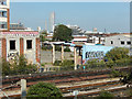 Railway east of Bromley by Bow Station