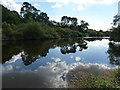 Downstream to the old weir