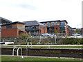 Riverside apartments at Diglis Basin, Worcester 