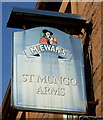 Sign for the St Mungo Arms, Lockerbie