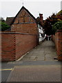 SP2864 : Narrow part of Castle Street, Warwick by Jaggery