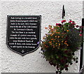 Park Cottage plaque, Warwick