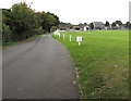 Entrance road to Warwick Sports Club