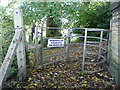 Kissing gate on Brighouse FP93, Rastrick