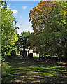 The approach to Knapwell Church