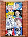 SJ8498 : Coronation Street Tile Mosaic on Tib Street by David Dixon