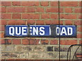 Old sign for Queen