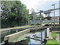 Weed-catching equipment on the New River north of the North Circular Road (A406) (3)