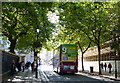 Bus on Colmore Row in Birmingham