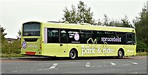 J4669 : Sprucefield park and ride bus, Comber (October 2015) by Albert Bridge