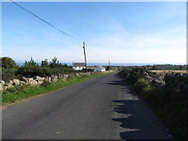 J3622 : View South-eastwards towards the sea along the Quarter Road by Eric Jones