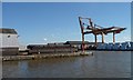 SE7423 : Stacks of steel, Railway Dock, Goole by Christine Johnstone