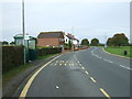 Bus stop and shelter on Durdar Road