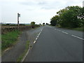 Bus stop on the A6