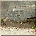 Flush bracket bench mark, Goosemoor Lane Bridge