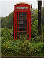 Little used telephone box, Gayles