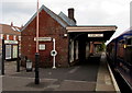 SX8499 : Exmouth train in Crediton station by Jaggery