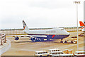 TQ0775 : Boeing 747 Jumbo at Heathrow (Terminal 4), 1986 by Ben Brooksbank
