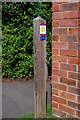 Waymarker post, Tagwell Road, Droitwich Spa, Worcs