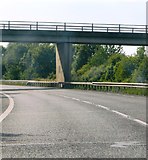TL1299 : A47 approaching Helpston Road Bridge by N Chadwick