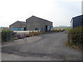 Barns and bales at Foulden Newton