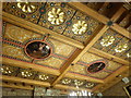 SS9615 : The lavishly decorated ceiling in the Library, Knightshayes Court by Derek Voller