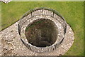SJ0565 : The Well at Denbigh Castle by Jeff Buck