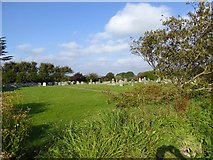 SW6721 : Cury cemetery by David Smith