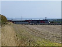 NZ2493 : Virgin train heading south by Russel Wills